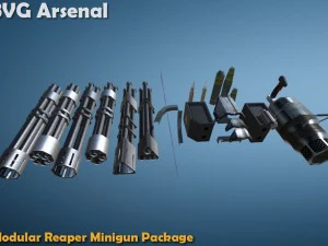 modular reaper minipackage - hq 3D Model