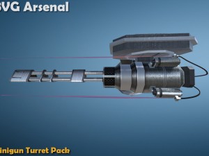 miniturret - hq 3D Model