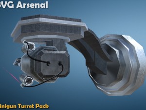 miniturret - hq 3D Model