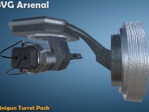 miniturret - hq 3D Model