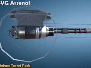 miniturret - hq 3D Model