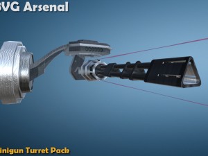 miniturret - hq 3D Model