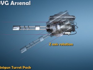 miniturret - hq 3D Model