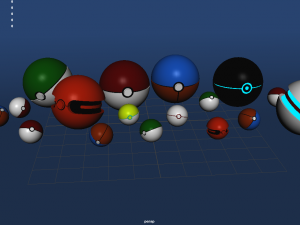 pokeballs Modelo 3D