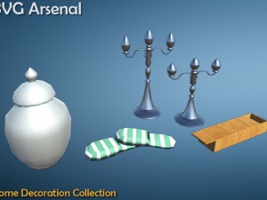 home decoration collection - hq 3D Model