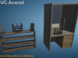 home decoration collection - hq 3D Model