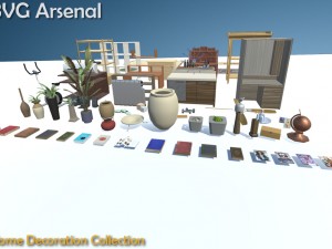 home decoration collection - hq 3D Model