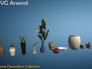 home decoration collection - hq 3D Model