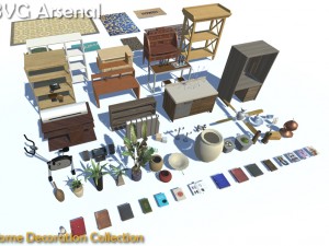 home decoration collection - hq 3D Model