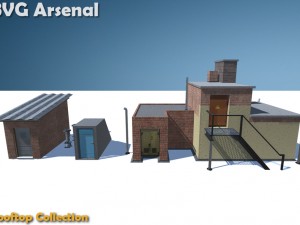 rooftop collection - hq 3D Model
