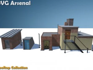 rooftop collection - hq 3D Model
