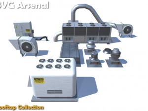 rooftop collection - hq 3D Model