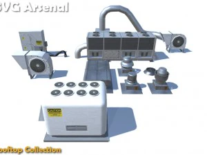 rooftop collection - hq 3D Model