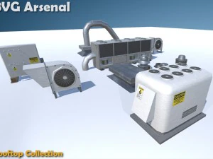 rooftop collection - hq 3D Model