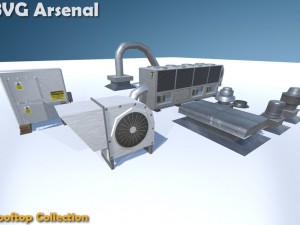 rooftop collection - hq 3D Model