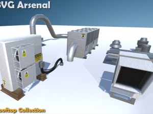 rooftop collection - hq 3D Model
