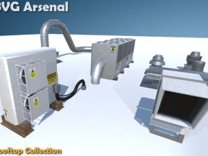 rooftop collection - hq 3D Model