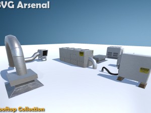 rooftop collection - hq 3D Model