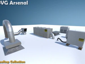 rooftop collection - hq 3D Model
