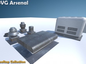 rooftop collection - hq 3D Model
