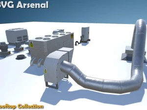 rooftop collection - hq 3D Model
