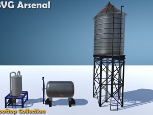 rooftop collection - hq 3D Model