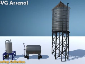 rooftop collection - hq 3D Model