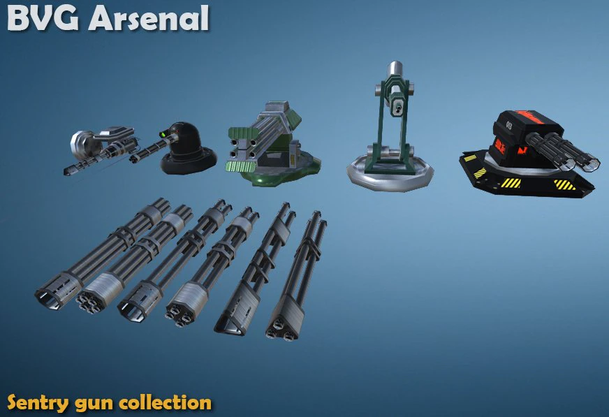 sentinel collection - hq 3D Model .c4d .max .obj .3ds .fbx .stl .blend 
