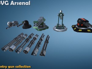 sentinel collection - hq 3D Model
