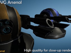 turrets 3D Model