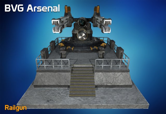 rail- hq Model 3D .c4d .max .obj .3ds .fbx .stl .blend 
