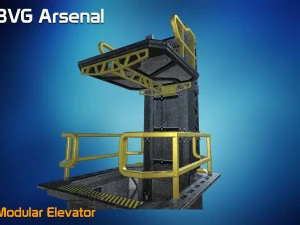 modular elevator - hq 3D Model