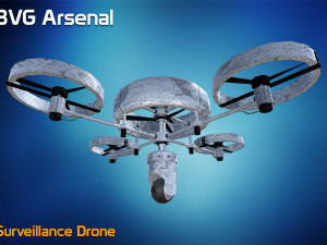surveillance drone 3D Model