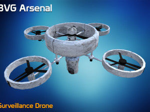 surveillance drone 3D मॉडल