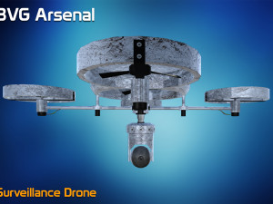 surveillance drone 3D मॉडल