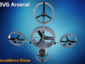 surveillance drone 3D मॉडल
