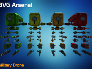 military drone 3D Model