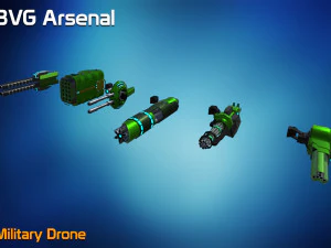 military drone 3D Model