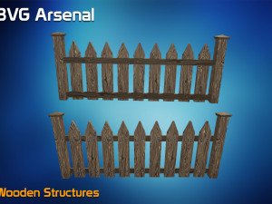 wooden structures 3D Модель