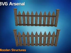 wooden structures 3D Model