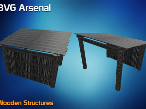 wooden structures 3D Model