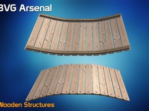 wooden structures 3D Модель