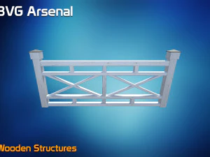 wooden structures 3D Model