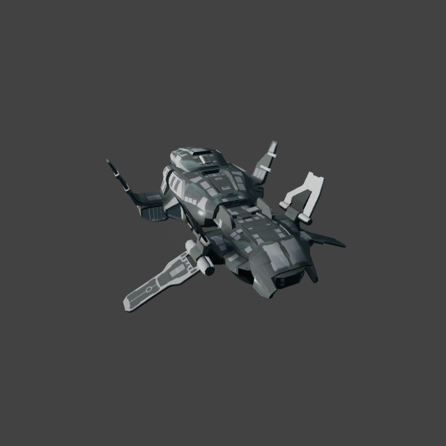 scifi spaceshipbomber Modèle 3D .c4d .max .obj .3ds .fbx .stl .blend 