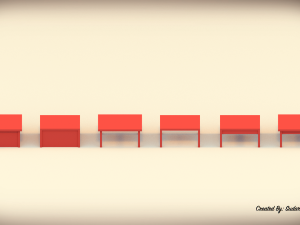 low poly tables 3D Model