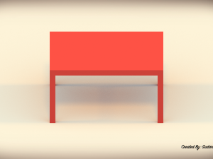 low poly tables 3D Model
