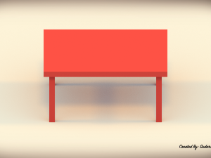low poly tables 3D Model