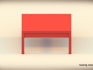 low poly tables 3D Model