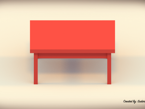 low poly tables 3D Model