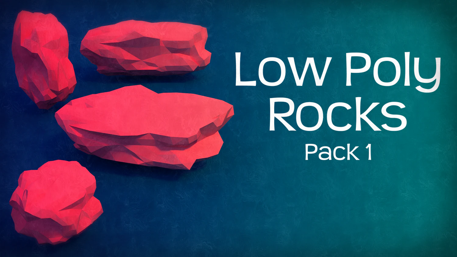 the low poly rocks - pack 1 3D Model .c4d .max .obj .3ds .fbx .stl .blend 
